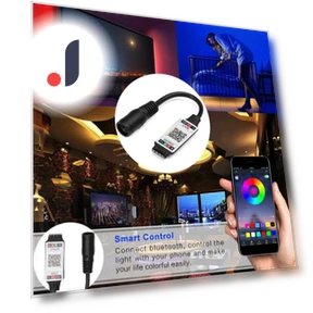 Беспроводной Bluetooth RGB контроллер для светодиодной ленты — LED ленты, Huao454