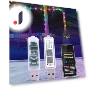 Адресный Bluetooth APP-контроллер для RGB-гирлянды — Умные модули, jusuKJ