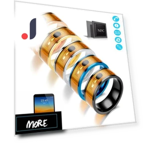 Водонепроницаемый многофункциональный интеллектуальный носимый Connect Smart NFC Finger Ring — Умные кольца, APlusVigor