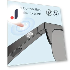 Стерео поляризованные солнцезащитные очки с Bluetooth-наушниками — Очки и аксессуары, Musk