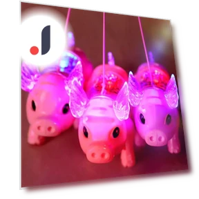 Музыкальная ходячая свинья — Заводные игрушки, Liingyimn