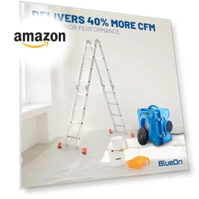 HEPA Air Scrubber для коммерческого использования — Фильтрация HVAC, BlueDri