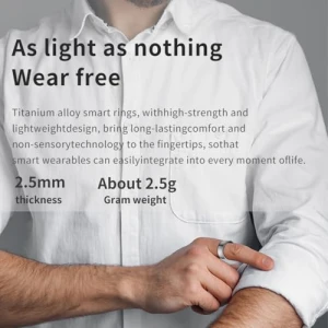 Умное кольцо с зарядным футляром и 5-дневным аккумулятором, Kalaxy47