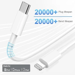 Зарядное устройство с кабелем USB-C на Lightning, Chamer