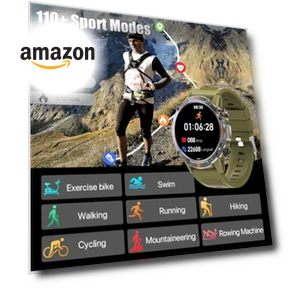 Военные умные часы с AMOLED дисплеем — Умные часы, WalkerFit