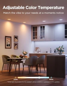 Умные встроенные светильники RGBIC, Govee