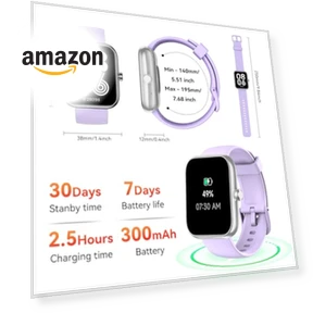 Умные часы с Alexa — Умные часы, Senbono