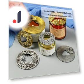 Ароматерапевтическая свеча с умным чехлом и огнетушителем — , Deals Depot