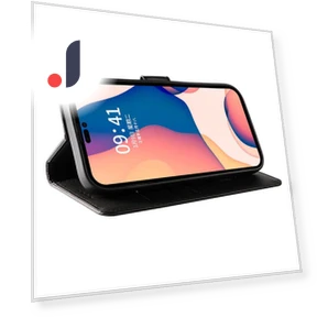 Чехол для iPhone 15 Pro с кошельком и подставкой — Аксессуары для телефонов, Smartwatch 2025