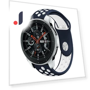 Двухцветный силиконовый ремешок с перфорацией — Ремешки для часов, Smartwatch 2025