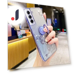 Чехол TPU с кольцом-подставкой и цветочным узором — Аксессуары для телефонов, Smartwatch 2025