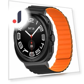 Магнитный силиконовый ремешок для часов — Умные часы, Smartwatch 2025