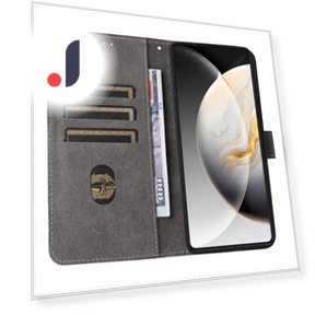 Чехол PU Кожаный Чехол для Телефона Фолио Кошелек с RFID-блокировкой — Кошельки для паспорта, Smartwatch 2025
