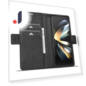 Чехол-кошелек с подставкой для Samsung Galaxy Z Fold5 5G — Аксессуары для телефонов, Smartwatch 2025