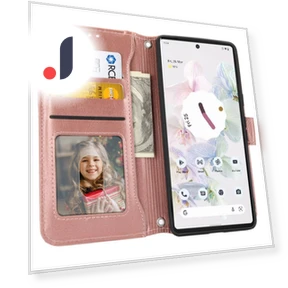 Чехол-кошелек с ремешками для Google Pixel 7 5G — Аксессуары для телефонов, Smartwatch 2025