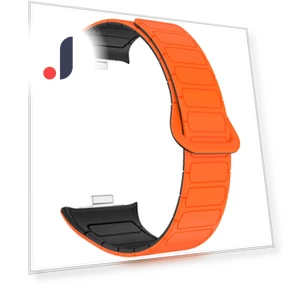 Магнитный ремешок TPU двойного цвета — Браслеты и клипсы, Smartwatch 2025