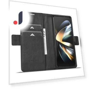 Чехол-кошелек с подставкой для Samsung Galaxy Z Fold6 5G — Аксессуары для телефонов, Smartwatch 2025