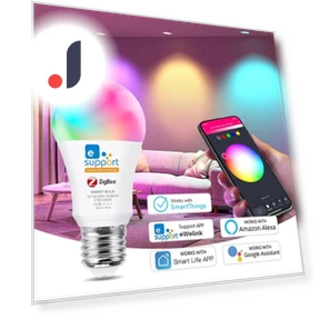 Умная светодиодная RGB лампа E27 — Светодиодные, saimili