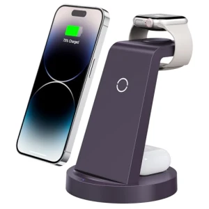 3 в 1 Беспроводная зарядная станция для iPhone, SHEN ZHEN GTL TECHNOLOGY CO .,LTD