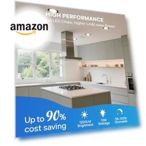 6 Pack 6 Inch LED Recessed Ceiling Light with Junction Box — Потолочные светильники, LVWIT