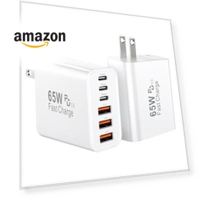 Блок быстрой зарядки USB-C, 65W, 6-портовый — Зарядные устройства, Shenzhen Xihuida Electronics Co., Ltd.