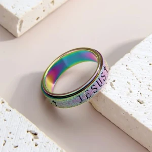 Кольцо-спиннер для снятия тревоги, Afftiny Jewelry