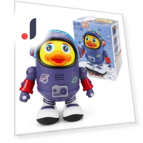 Музыкальная интерактивная игрушка-уточка — Игрушки для малышей, Bai Fen Bai Toys
