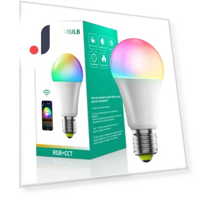 Умная светодиодная лампочка Bluetooth RGB — Светодиодные, Refreshing Home