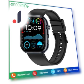 Умные часы с NFC и Amoled экраном — Умные часы, SACOSDING
