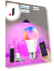 Умная светодиодная лампа RGB E27 — Светодиодные, Build My Home