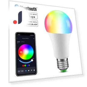 Умная LED лампа E27 с изменением цвета — Светодиодные, Build My Home