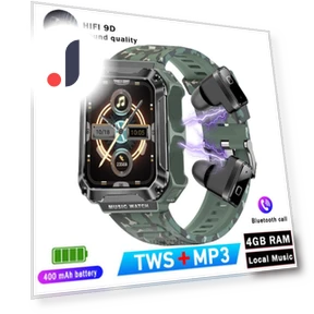 Умные часы 3 в 1 — Браслеты и клипсы, Tiktop2
