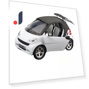 Модель автомобиля Benz Smart — Игрушки и Модели, Fourall-Model Cars