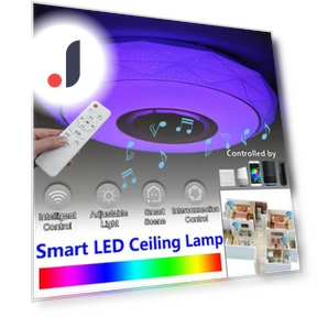 Умная потолочная лампа с RGB подсветкой и Bluetooth — Потолочные светильники, Decor Dream