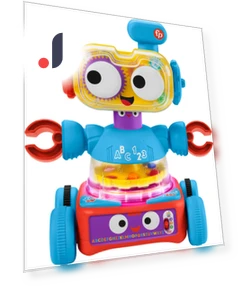 Спин и Куру Куру Обучающий Робот — Электронные обучающие игрушки, Fisher Price