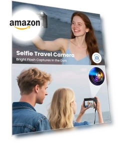 4K Digital Camera with Dual-Lens for Vlogging — Беззеркальные камеры, Aasonida
