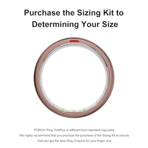 Ультратонкое титановое умное кольцо, POBOVi