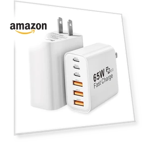 Зарядное устройство USB C, 2 упаковки 65W 6-портовое — Зарядные устройства, Shenzhen Xihuida Electronics Co., Ltd.