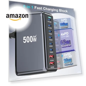 8-портовое зарядное устройство с быстрой зарядкой USB C — Зарядные устройства, Dongguan Zeen Tengxiang Technology Co., Ltd