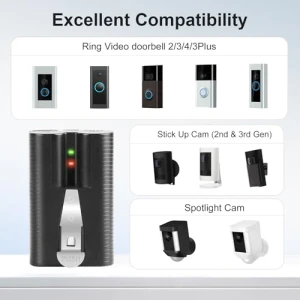 Аккумуляторные батареи для Ring Doorbell, QuasuHaven