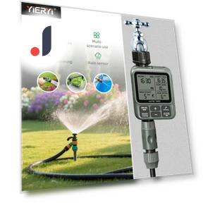 Умный цифровой таймер подачи воды с датчиком дождя — Контроллеры, yieryi Garden Tools