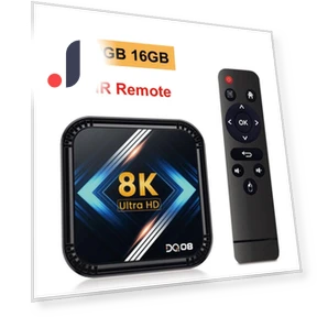 Smart TV Box Android 13 — Медиаплееры для потокового вещания, Blackin
