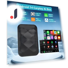 Android14 Wireless CarPlay&Android Auto 3in1 Smart Box — Автомагнитолы, ZoomSpark