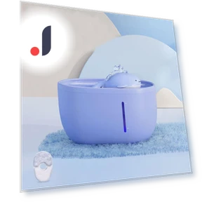 Фонтан для воды для кошек со светодиодной подсветкой — Фонтаны для воды, Pet daily necessities