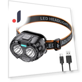 Мощная светодиодная фара с регулировкой и датчиком движения — Фонарики, YH FlashLight