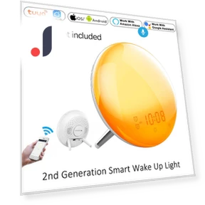Wi-Fi Smart Wake Up Light — Будильники и часы, Factory Discount Outlet