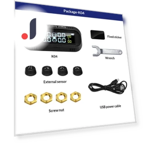 Solar Smart TPMS для автомобиля — Датчики давления в шинах, E-ACE