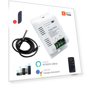 WiFi Smart Temperature Switch 16A 3000W с термостатом — Умные модули, Tuya