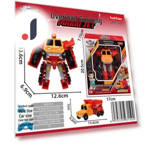 Rescue Police 4-in-1 Transforming Robot Toy Car — Игрушечные транспортные средства, Toys Space