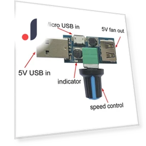 Контроллер скорости вращения вентилятора — USB-вентиляторы, Jackk